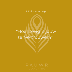 workshop zelfvertrouwen vergroten()